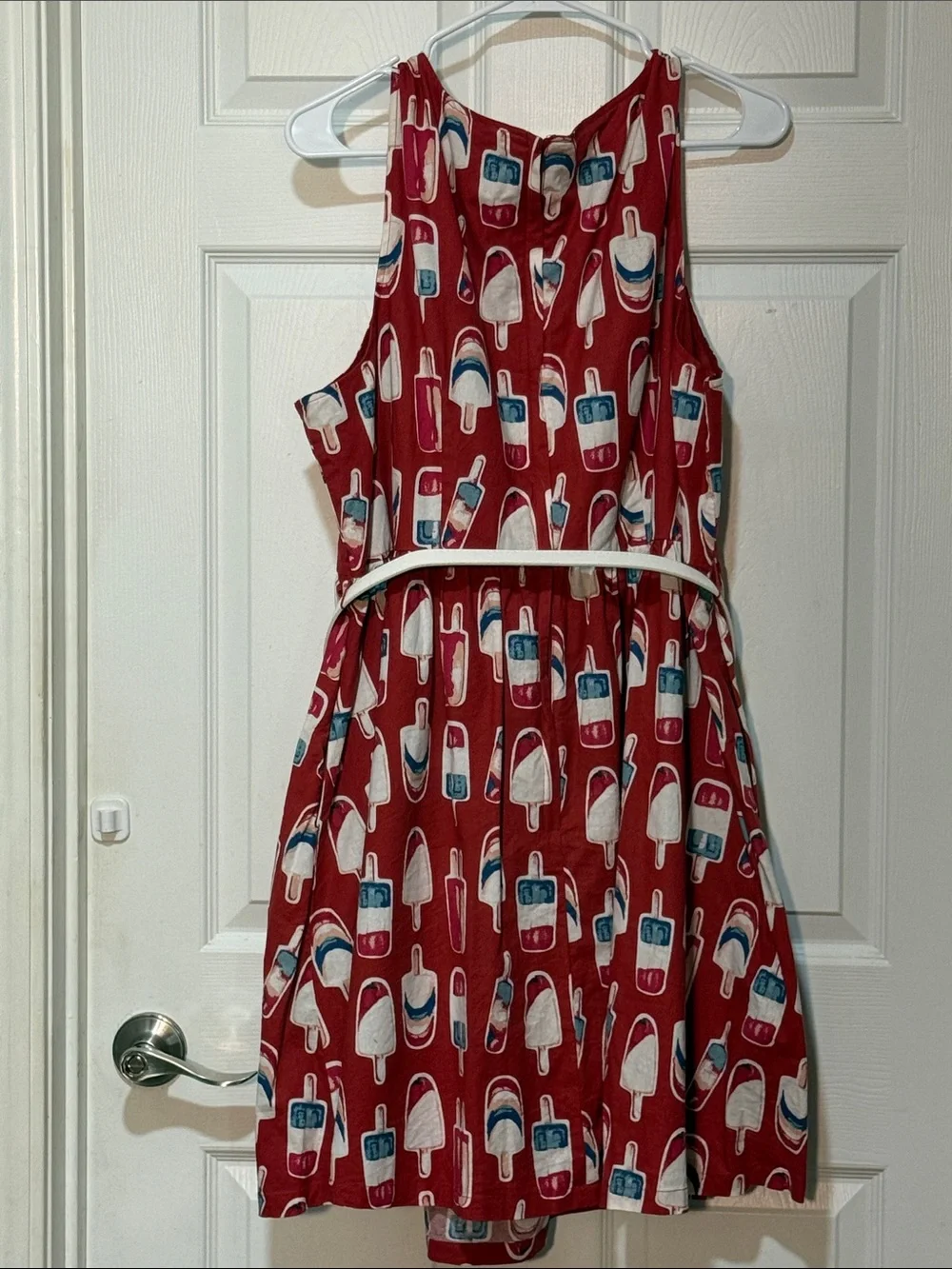 Modcloth Red Popsicle Print Sleeveless Dress - Picture 2 of 7